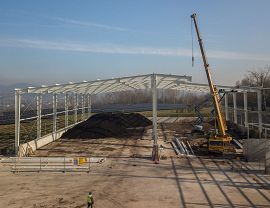 Budowa zadaszenia nad Regionalnym Centrum Odpadów