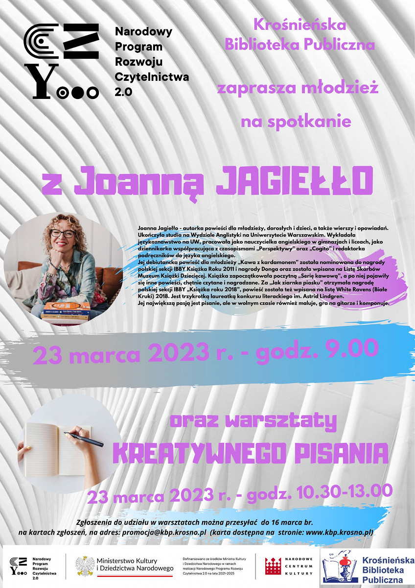 Spotkanie i warsztaty z Joanną Jagiełło.jpg [486.28 KB]