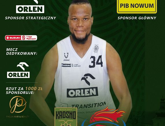 Plakat meczu Miasto Szkła Krosno vs Radom