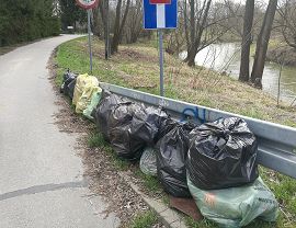 Sprzątanie brzegów Wisłoka 2023