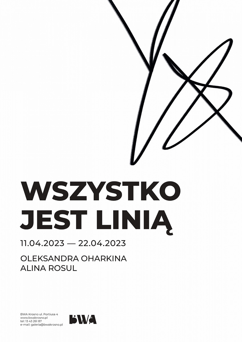 Plakat, grafika - wystawa pt. Wszystko jest linią.jpg [310.07 KB]