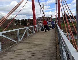 Sprzątanie brzegów Wisłoka 2023