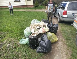 Sprzątanie brzegów Wisłoka 2023