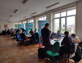 Uczestnicy konkursu Hackathon