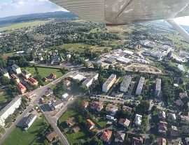 Krosno z lotu ptaka