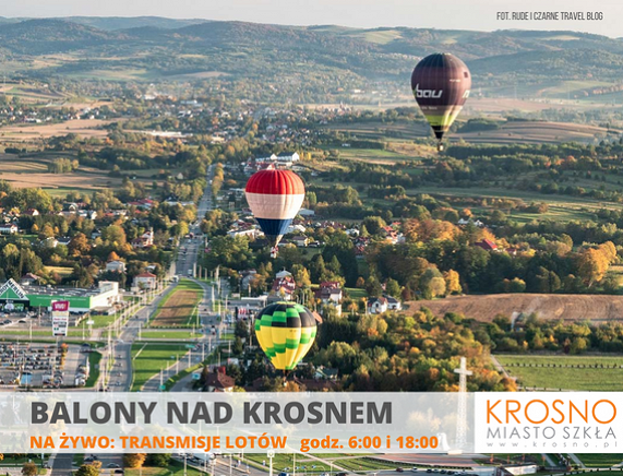 BALONY NAD KROSNEM NA ŻYWO TRANSMISJE LOTÓW