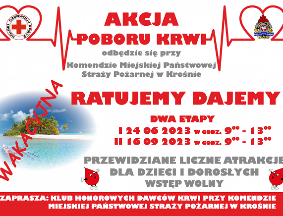 Plakat - Zbiórka Krwi