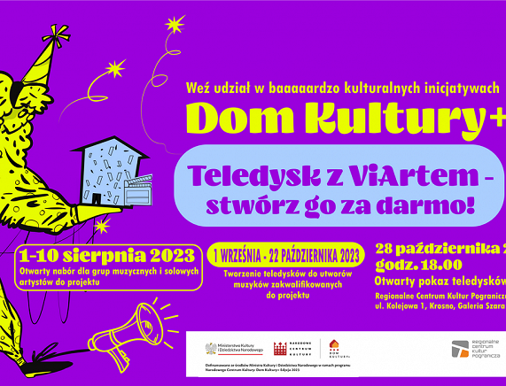 RCKP Kierunek inicjatywa 2023 Teledysk z ViArtem - plakat