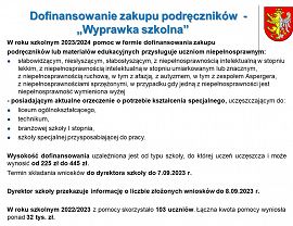 Krośnieńska oświata w roku szkolnym 2023/2024 - slajd