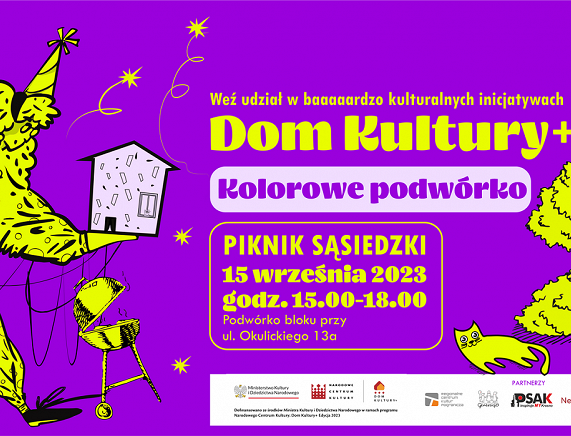 RCKP Kolorowe podwórko plakat