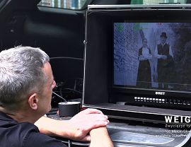 Kadry z planu filmowego Weigl
