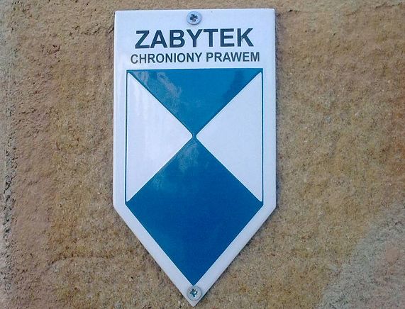 Tabliczka - zabytek chroniony prawem