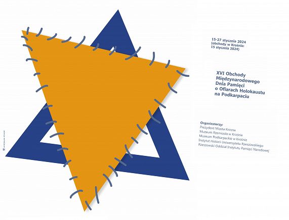 XVI Obchody Międzynarodowego Dnia Pamięci o Ofiarach Holokaustu na Podkarpaciu - plakat