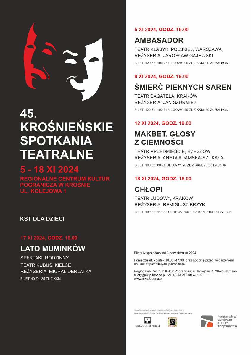 RCKP Krośnieńskie Spotkania Teatralne 2024 plakat.png [293.12 KB]