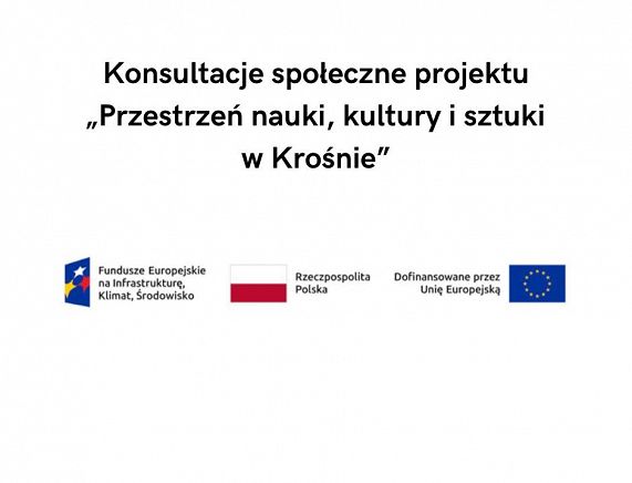Logo Konsultacje społeczne - Przestrzeń sztuki nauki i sztuki