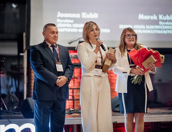 Podziękowania dla przedstawicieli Państwowej Akademii Nauk Stosowanych w Krośnie i szkół zawodowych.