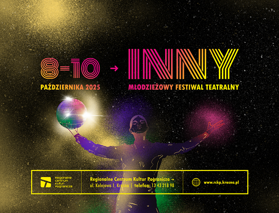 RCKP Inny młodzieżowy festiwal teatralny 2025 grafika poziom