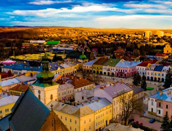 Grafika miasta z raportu