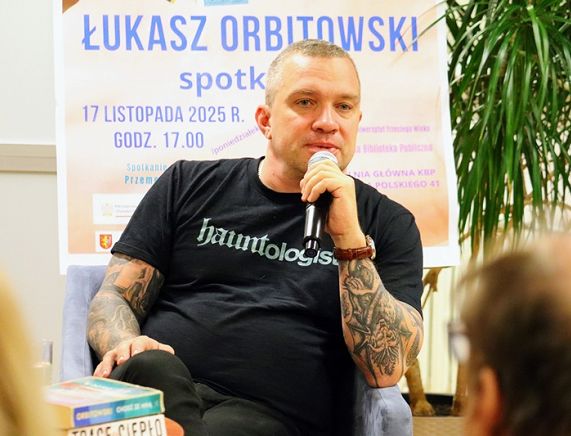 spotkanie z Łukaszem Orbitowskim