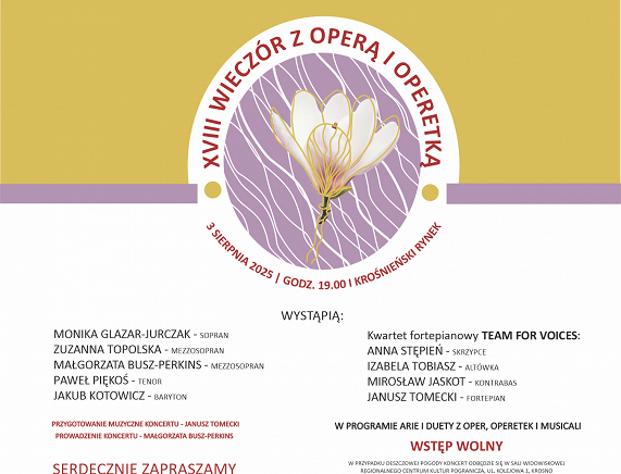 RCKP Wieczór z operą i operetką 2025 grafika kwadrat
