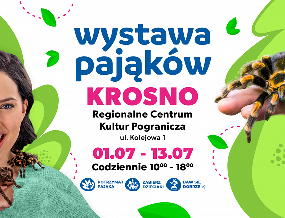 wystawa pająków plakat