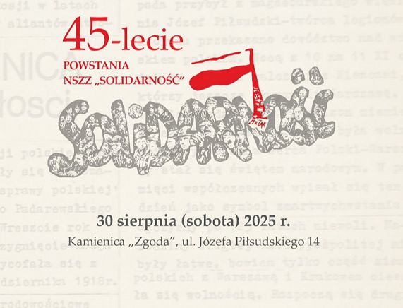 zaproszenie online 45-lecie Solidarność