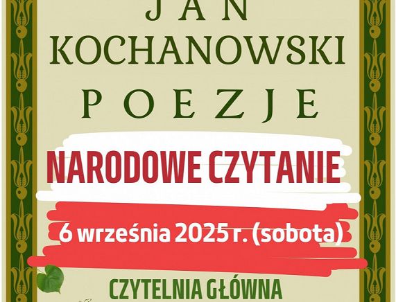 Narodowe CZYTANIE_plakat