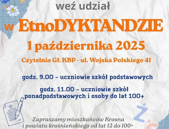 plakat dyktando