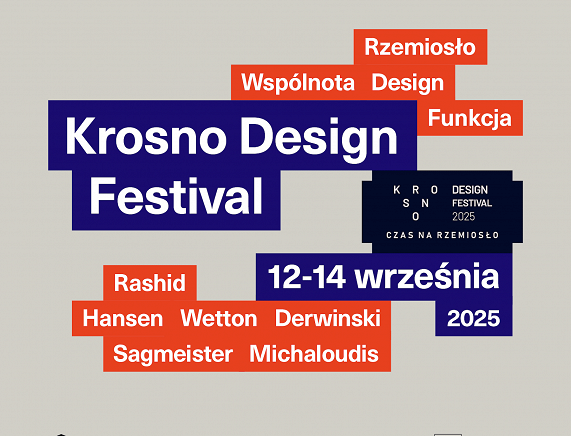 Krosno Design Festival 2025 – Czas na Rzemiosło. Przez trzy dni Krosno stanie się centrum światowego designu