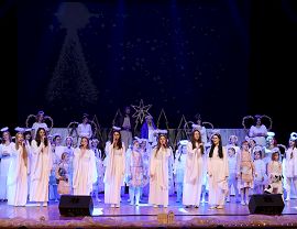 „Głos wdzięczny z nieba wychodzi" - widowisko jasełkowe w Miejskim Zespole Szkół Nr 7 w Krośnie