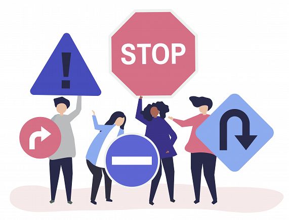 Freepik. Znaki drogowe