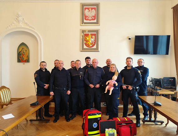 FUNKCJONARIUSZE STRAŻY MIEJSKIEJ