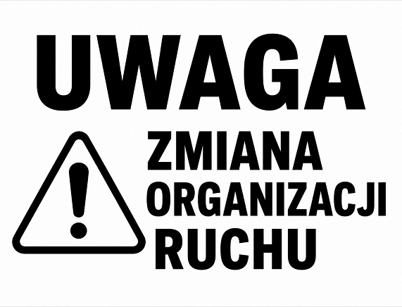 zmiana organizacji ruchu grafika