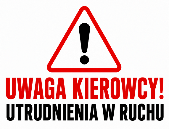 grafika utrudnienia w ruchu